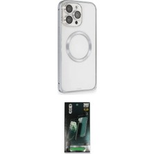 Toyigoo Ieg™ Iphone 15 Pro Kılıf Ahenk Işık Serisi - Şeffaf 360 Full Body Arka Koruyucu