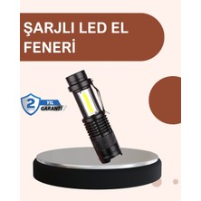 Najmaddin Alüminyum Gövdeli 2000 Lümen Güçlü LED El Feneri -Com