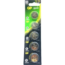 Nargo Gp Lıthıum CR-2032-2CPU5 Para Pili 3V 5li Kart