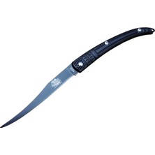 Toptan Bulurum Y 122 Siyah Kılçık Outdoor Çakı 16CM  Manuel, Işlemeli Sap