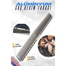 Sb Shopping Turk Alüminyum Saç Kesim Tarağı Saç Şekillendirme Düzeltme Tarağı Gri̇