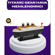 Najmaddin Titanik Gemi Tasarımlı LED Işıklı Hava Nemlendirici Buhar Efektli Oda Difüzörü -Co