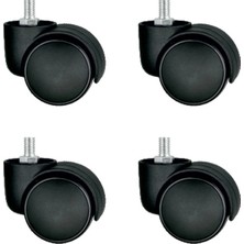 Nemere Bürosit Plastik Vidalı Teker - 50MM HKS152 - 4 Adet