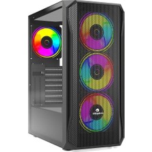 Gamebooster GB-T005MB Powersız Siyah Mesh Panel Mid Tower Atx Kasa