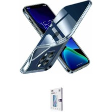 Toyigoo Ieg™ Iphone 15 Pro Kılıf Zirve Doku - Siyah Bilvis 0.18MM Plus Cam Ekran Koruyucu