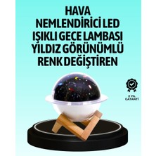 Najmaddin USB ile Çalışan Projektörlü Aromaterapi Nemlendirici Masaüstü Kullanım Için Uygun