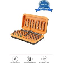 Najmaddin Profesyonel Tornavida Seti 40 Parça Çok Uçlu Kapsamlı Tamir Seti Gri -Com