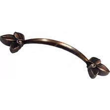 Kanonik Education Dekoratif Zamak Yaprak Kulp - 96MM, Eskitme, 1 Adet