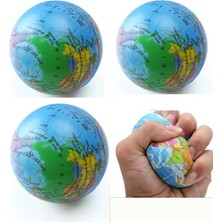 MİNGODAN Dünya Stres Topu Sıkmalı Sünger Top El Bilek Egzersiz Anti Stres Oyuncak Terapi 1 Adet