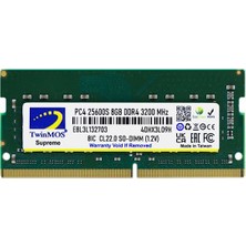 Toptan Bulurum 8 GB Ddr4 3200MHZ Twınmos Nb MDD48GB3200N