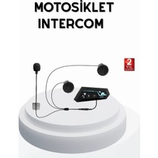 Prativas BT22 Kablosuz Kask Kulaklığı – Bluetooth 5.0, Intercom, Su Geçirmez Uzun Ömürlü Batarya