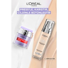 L'Oréal Paris L'oreal Paris Revitalift Filler Pressed Jar Nemlendirici Krem + True Match Bakım Yapan Fondöten 1n Ivory