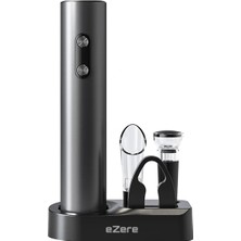 Najmaddin Ezere Sarjlı Otomatik Şarap Açacağı Tirbuşon Seti Şarap Açma SETI-(5775) -Com