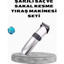 Najmaddin Profesyonel Şarjlı Saç ve Sakal Kesme Makinesi – Paslanmaz Çelik Bıçaklı Ergonomi