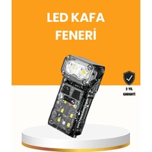 Najmaddin Kamp ve Outdoor Için LED Far 10 Saat Pil Sensörlü Manyetik -Com