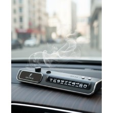 Najmaddin Araç Ön Cam Nemlendirici Telefon Numarası Gösterme Aparatı LED Işıklı -Com