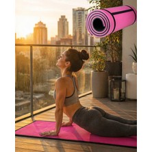 Eco Port 10 mm Egzersiz Matı Pilates Yoga Aerobik Için Kaymaz Yüzey Kolay Temizlenebilir