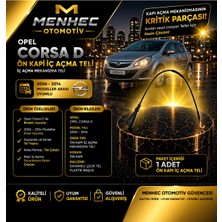 Menhec Otomotiv Corsa D Kapı Iç Açma Teli Ön Kapı Mekanizma Teli 2006-2014