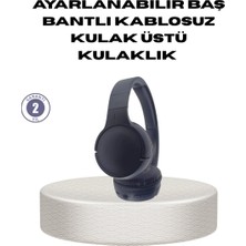 Najmaddin Bluetooth 5.0 Siyah Kablosuz Kulaklık 18 Saat Batarya Katlanabilir Tasarım -Com