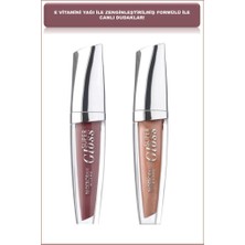 Deborah Super Gloss Pearly Chestnut No: 08 +Deborah Super Gloss Brown Rose No: 09