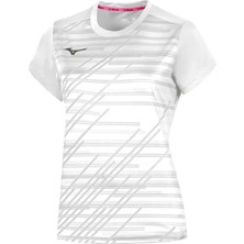 Mizuno Chiba Tee Kadın Tişört Beyaz