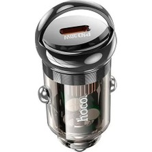 Najmaddin Hoco Z53 Sight Single PD30W Type-C Girişli Araç Çakmaklık Hızlı Şarj ALETI-(5775) -