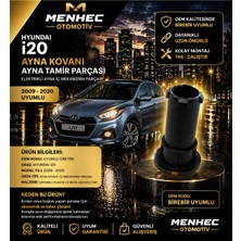 Menhec Otomotiv Hyundai I20 Yan Ayna Kovanı Ayna Tamir Parçası (2009-2020 Uyumlu)