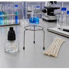 Labolist Ispirto Ocağı Seti (Ispirto Ocağı + Saç Ayak 3 Ayaklı + Ispirto Ocağı Fitili 10’lu)