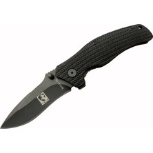 Najmaddin Yele M446 Siyah Kamp Çakı 20CM - Yarı Otomatik, Kemerlikli -Com