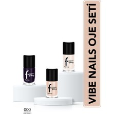 Flormar Vibe Nails 3'lü Oje Seti
