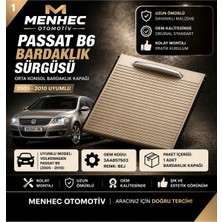 Menhec Otomotiv Volkswagen Passat B6 2006-2011 Orta Konsol Sürgülü Kapak Bej Bardaklık Kapağı 3C0857503 Oem Uyumlu