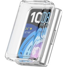 bbtech Huawei Band 11 Pro Uyumlu Yumuşak Silikon Tpu Tam Kaplayan Şeffaf 360 Kasa ve Ekran Koruyucu