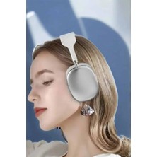 Prativas P9 Kablosuz Kulak Üstü Bluetooth Kulaklık Beyaz Yüksek Ses Kaliteli