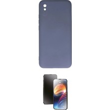 Toyigoo Ieg™ Redmi 9A Kılıf Ahenk Serisi - Siyah 3D Antistatik Mat Seramik Nano Ekran Koruyucu