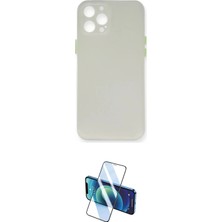 Toyigoo Ieg™ Iphone 12 Pro Kılıf Yadigar Yansıma Serisi - Siyah 3D Antistatik Seramik Nano Ekran Koru