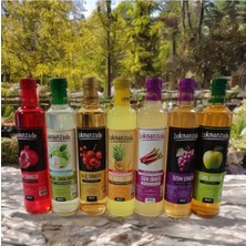 Lokmanzade Elma - Detox Ananas - Üzüm- Nar- Işgın -Sarımsak Limon - Alıç 7li Set Dev