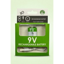 Gucso Orijinal 9V Şarj Edilebilir Pil Paketi | Uzun Ömürlü Yedek Batarya