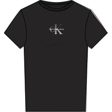 Calvin Klein Kadın Gradient Slim Fit Monologo Detaylı T-Shirt