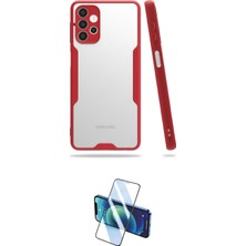 TKÇ Ieg™ Galaxy A52 Kılıf Atlas Asil Serisi - Siyah 3D Antistatik Cam Ekran Koruyucu