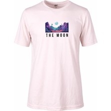 Trender 26Y595000008 Taş Erkek T-Shirt The Moon O Yaka Baskılı