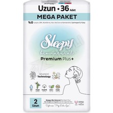 3 Adet Sleepy Bio Natural Hijyenik Ped Mega Paket Uzun 36'lı