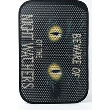 365Dükkan Kedi Tuvaleti Paspası Beware Of The Night Watchers Yazılı Kedi Gözü Desenli