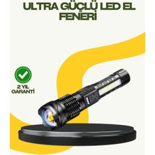 Najmaddin Şarjlı El Feneri Yüksek Işık Gücü Uzun Menzil -Com