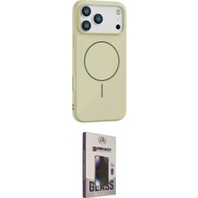 Toyigoo Ieg™ iPhone 17 Pro Max Kılıf Yankı Form Serisi - Siyah Bilvis Hayalet Cam Ekran Koruyucu