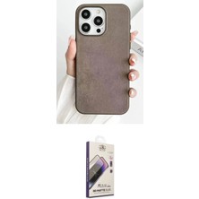 TKÇ Ieg™ Iphone 15 Pro Kılıf Pusula Modern - Siyah Bilvis 3D Mat Cam Ekran Koruyucu