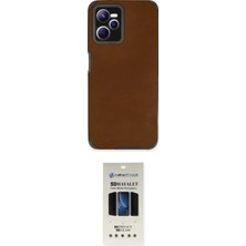 TKÇ Ieg™ C35 Kılıf Doruk Asil Koleksiyonu - Siyah 5d Hayalet Cam Ekran Koruyucu