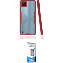 TKÇ Ieg™ C11 2021 Kılıf Atlas Asil Serisi - Siyah 5d Eko Cam Ekran Koruyucu