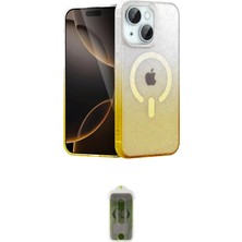 TKÇ  iPhone 14 Kılıf Eksen Minimal Özel Seri - Siyah Joko Magic 5d Hayalet Cam