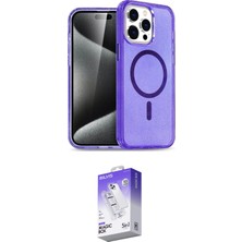 TKÇ Ieg™ Iphone 15 Pro Kılıf Eksen Doku Koleksiyonu - Siyah Bilvis 5in1 3D Magic Cam Ekran Koruyuc