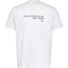Calvin Klein Erkek Ss 30's Grafik Detaylı T-Shirt